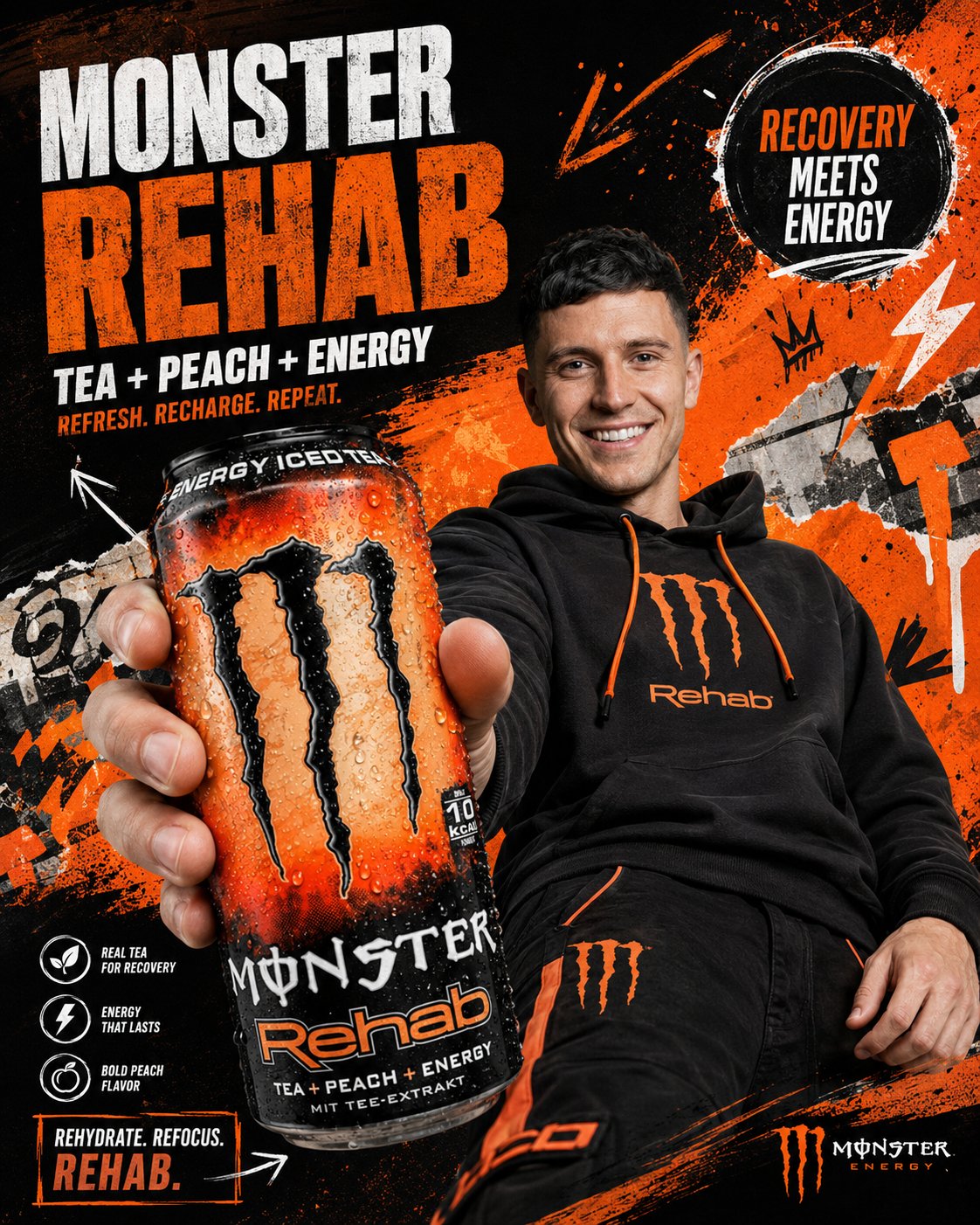 Monster Energy Rehab konsept posteri